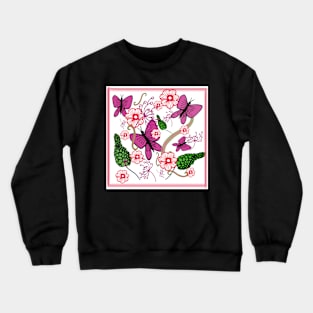 butterfly garden Crewneck Sweatshirt